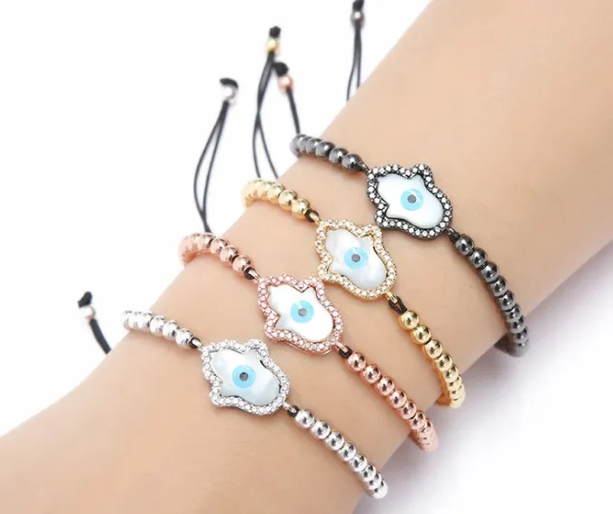 Золотой Серебряный микро проложить cz кубический цирконий Веревка Регулируемый