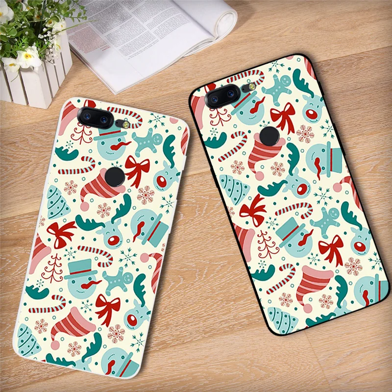 6.01 inch for OnePlus 5T Slim Transparent Silicone Rainbow Phone Case Fundas For One Plus 1+5T Shell Back Black Matte Cover |