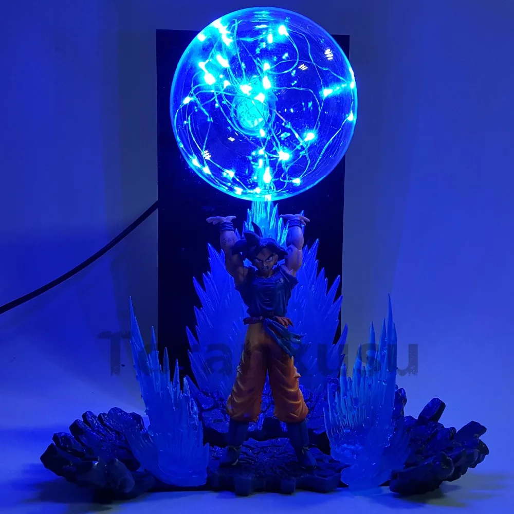 Сон Гоку бомба духов DIY светодиодный Ночные огни Аниме фигурки из игры Dragon Ball DBZ