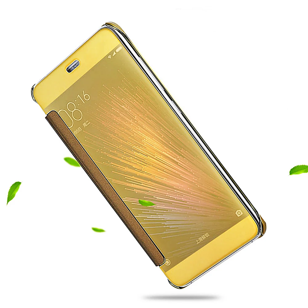 TIPFLY Smart Case покрытие mi rror Clear View Обложка Для Сяо 5 Смарт Флип Кожаный Чехол телефон