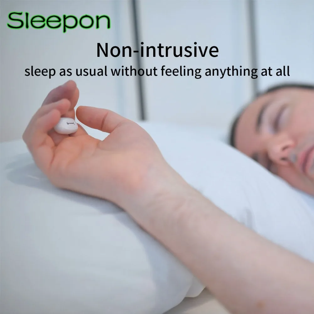 Смарт-браслет SLEEPON GO2SLEEP, пригодный для носки, фитнес-браслет с питанием от AI, домашнее устройство для сна, кислородный монитор сердечного ритма