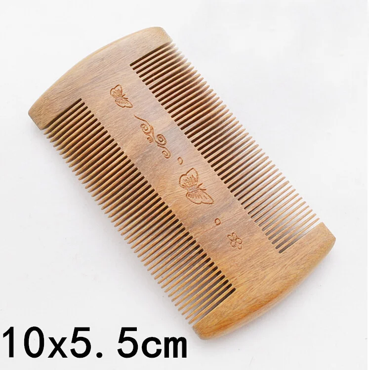 Ручной работы из натурального Ebony гребень для волос деревянный 10 см x 5 1 см|comb honey for