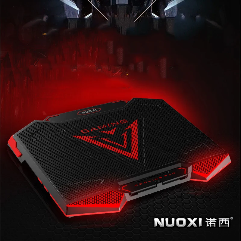 Охлаждающая подставка NUOXI для ноутбука охлаждающая с тишиной 5 шт. светодиодный usb