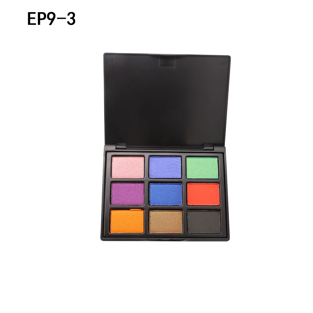 Тени для век Палитра пигментов прессованные блестки натуральные матовые тени