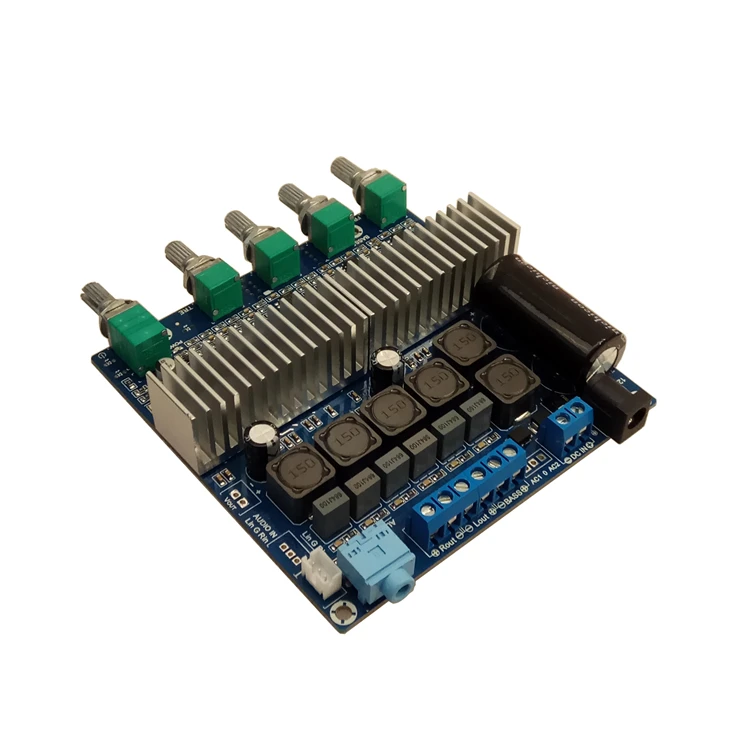 

DC12-24V TPA3116 2.1 channel high power HIFI digital power amplifier board 50W + 50W +100W Subwoofer amplifier board