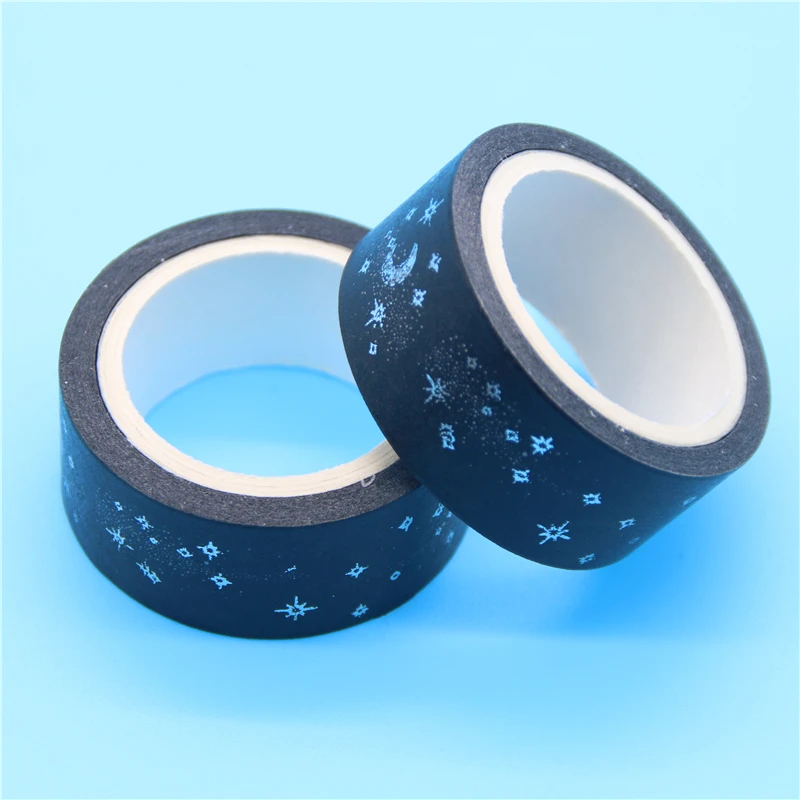 1 шт. бумажная Маскировочная лента Moon Stars Washi для скрапбукинга своими руками