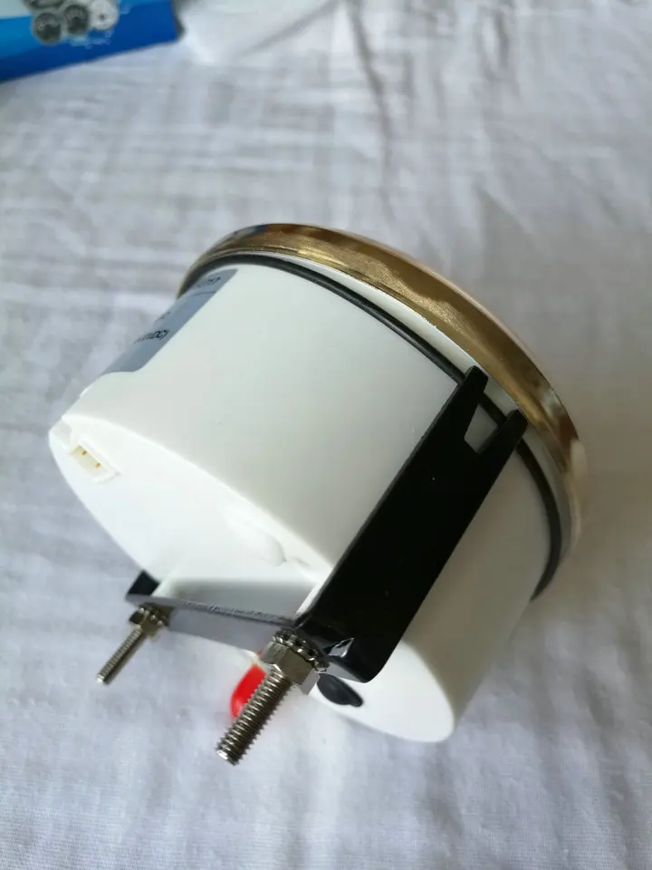 Морской лодка автомобиль грузовик GPS Спидометр 9-32V 0-999 85 мм 316L золотой ободок