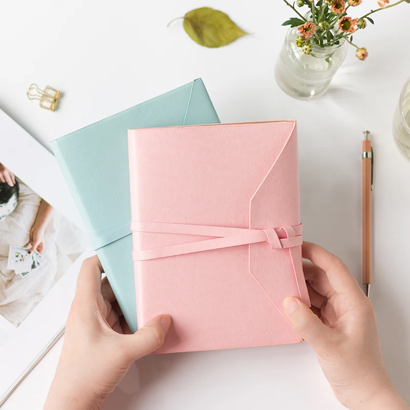 Мисс бен кожаный ремешок руководство точечно матричный блокнот крафт бумаги