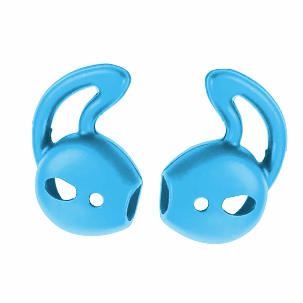 2 шт. Мягкий силиконовый чехол для наушников для Apple AirPods EarPods противоскользящая сменная Крышка для ушей наушники с крючком спортивные аксессуары