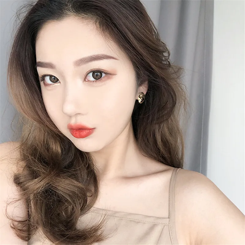 MENGJIQIAO корейские новые винтажные красочные Геометрическая Асимметрия Длинные висячие серьги для женщин Висячие глазури Pendientes Ювелирные изделия Подарки