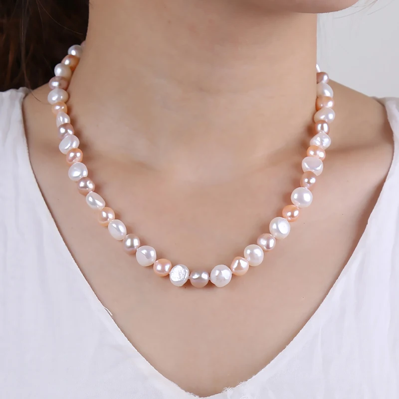 Женский комплект украшений [NYMPH] из натурального жемчуга в стиле барокко ожерелье