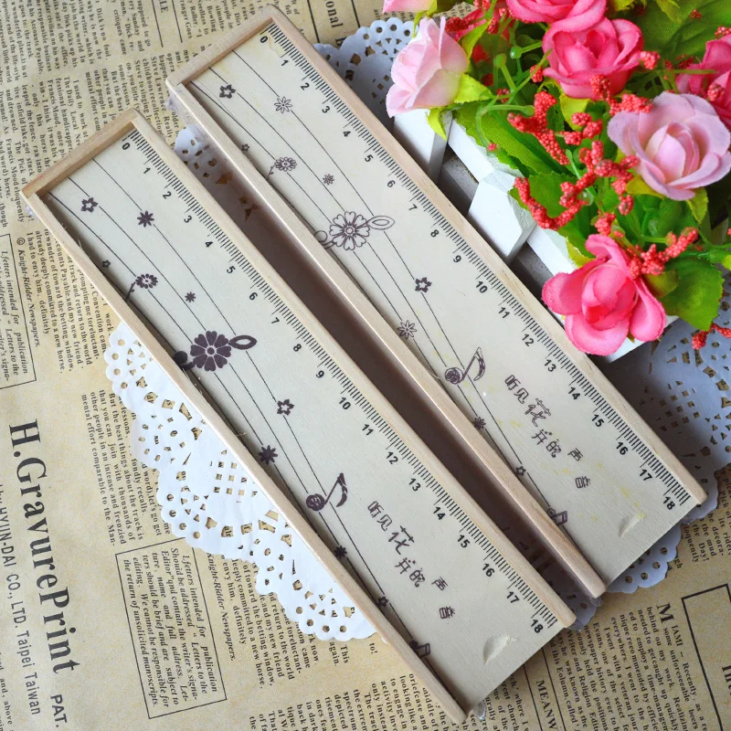 Творческие музыкальные Цветы DIY деревянный штамп многофункциональная винтажная