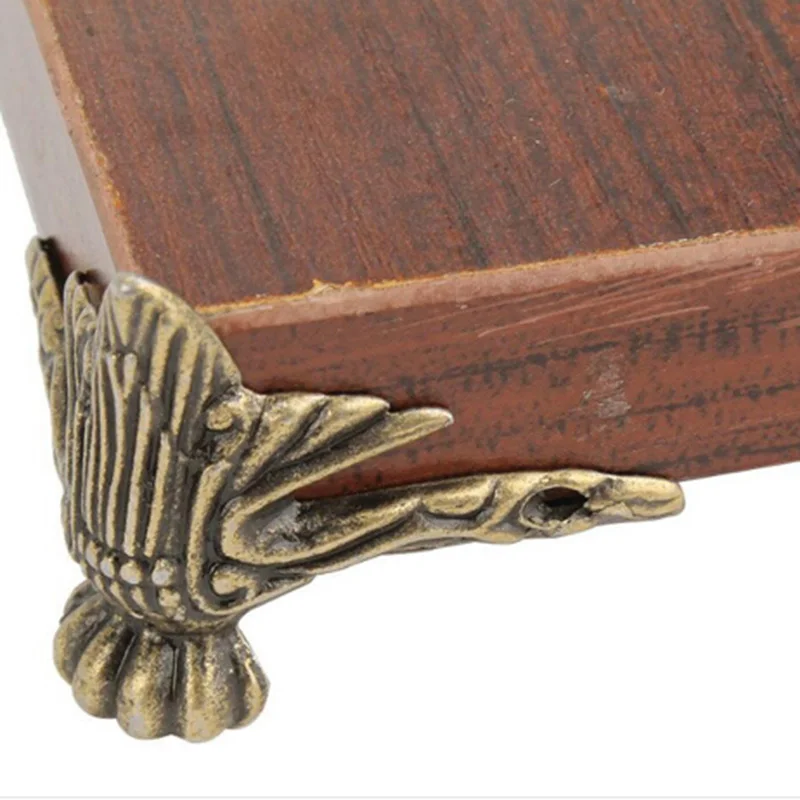 Высококачественная Античная латунная Подарочная коробка для ювелирных изделий