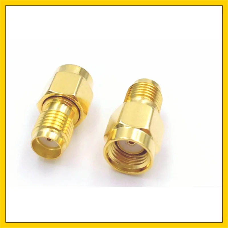 10 Pieces antenna adapter RP-SMA Male(hole ) to SMA Female Connector  for Signal Booster Repeater Amplifier