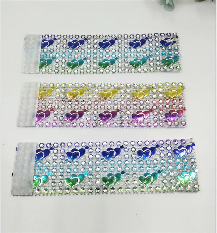 V6941G PF 20pcs Салфетка кольцо стулья пряжки многоцветный украшение для свадьбы ремесла банты со стразами держатель ручной работы вечерние принадлежности - Цвет: V6941G