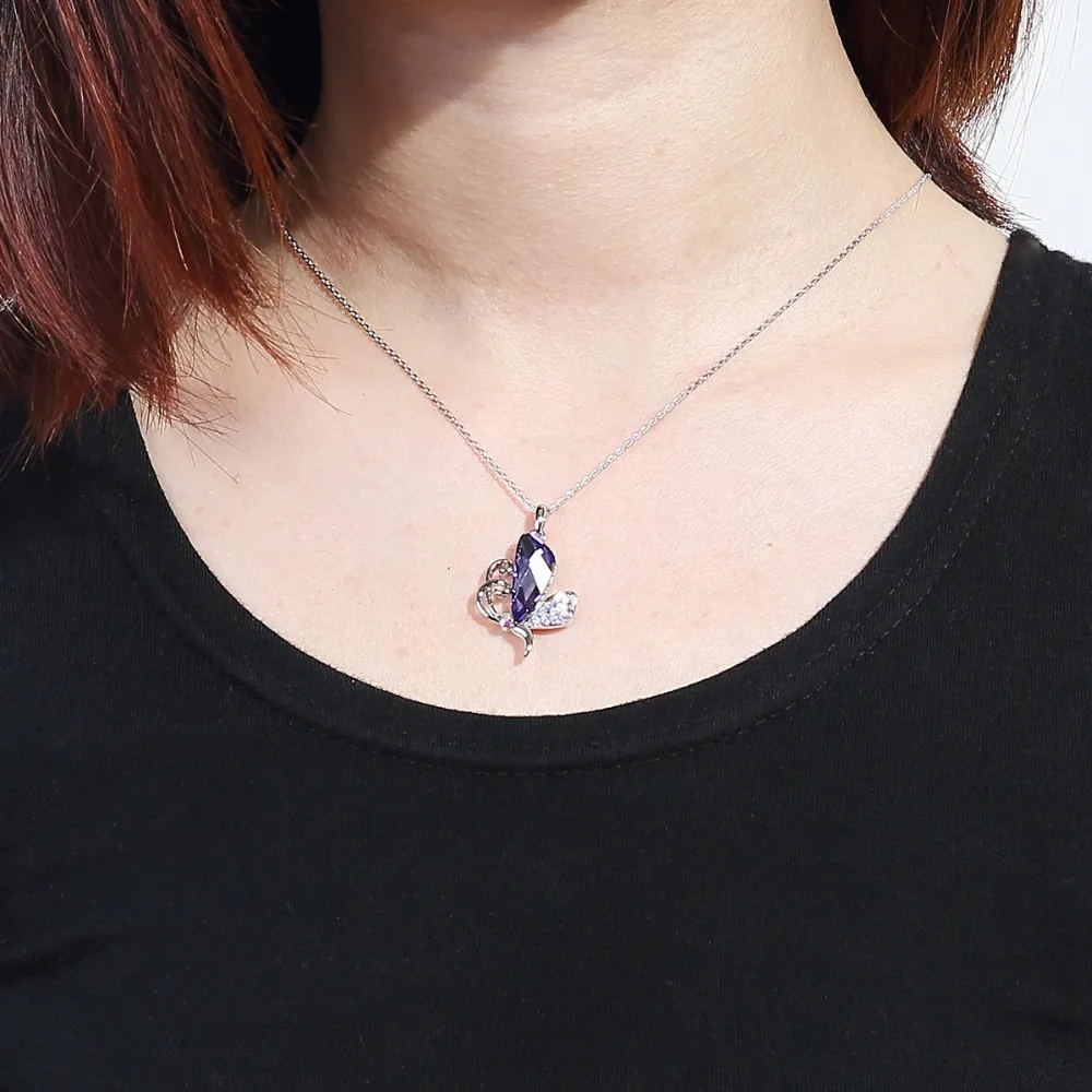 ECCOSA доставка ювелирный бренд ожерелье тонкий дизайн символ свободы животного