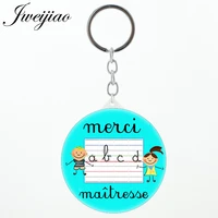 jweijiao super maitresse keychains mirror french letter word new womens fashion tools purse mirror for best gift ct290