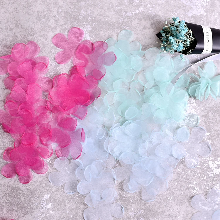 40 шт платья для девочек из органзы с аппликацией одежды пришить цветы кружево