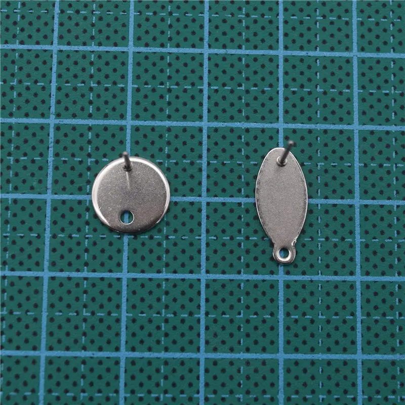 Серьги из нержавеющей стали 100 шт. с подвесным отверстием серьги сделай