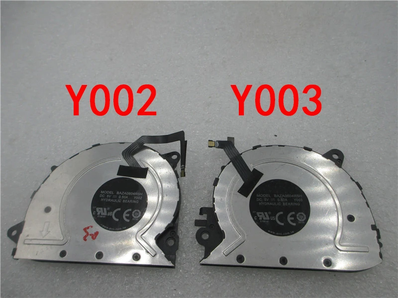 

New CPU Cooling Fan for BAZA0604R5H Y002 Y003 5V BAZA0710R5M P011 5V 0.65A
