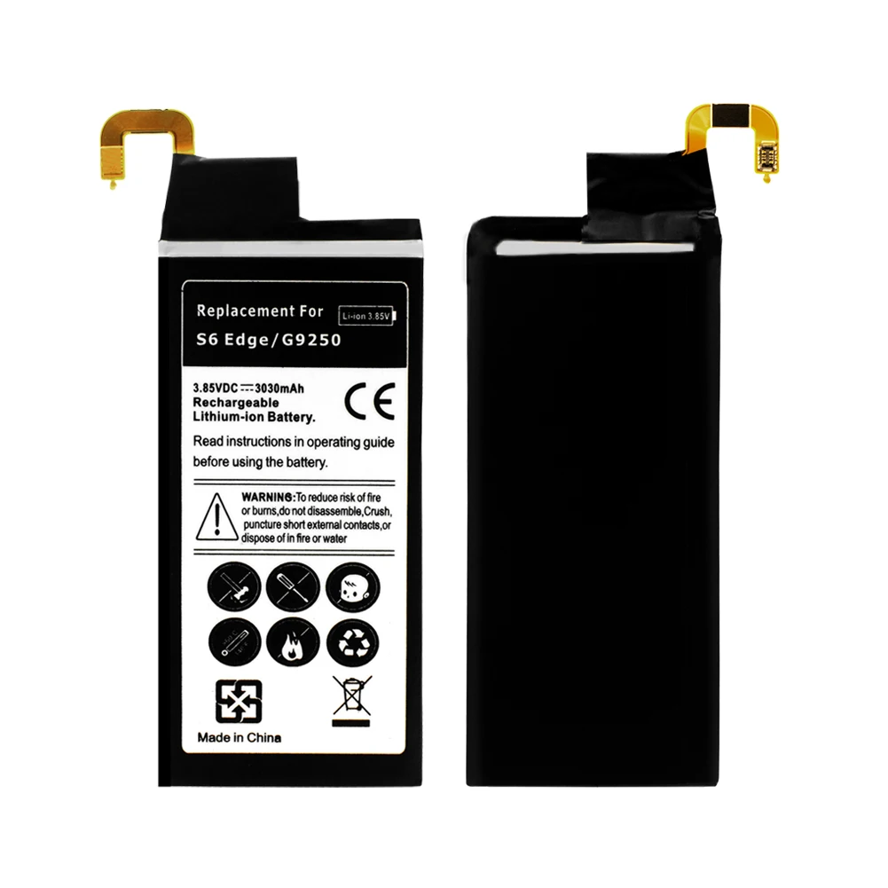 Смартфон 3 85 mAh 3030 V литий ионная аккумуляторная батарея для Samsung Galaxy S6 край G9250 G925V