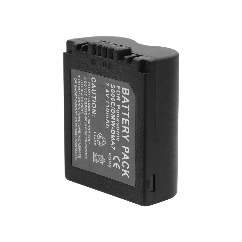 2 шт. CGA-S006 S006E Li-Ion CGR-S006E DMW-BMA7 Камера Батарея CGR-S006A для цифрового фотоаппарата Panasonic DMC-FZ7 FZ8 FZ18 FZ28 FZ30 FZ38 FZ35 FZ50