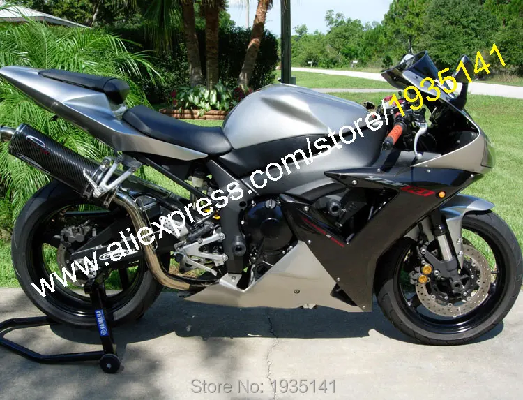

For Yamaha YZF R1 2002-2003 Body Kit YZF1000 02-03 YZF-R1 Black Gray Aftermarket Motorbike Fairing (Injection molding)