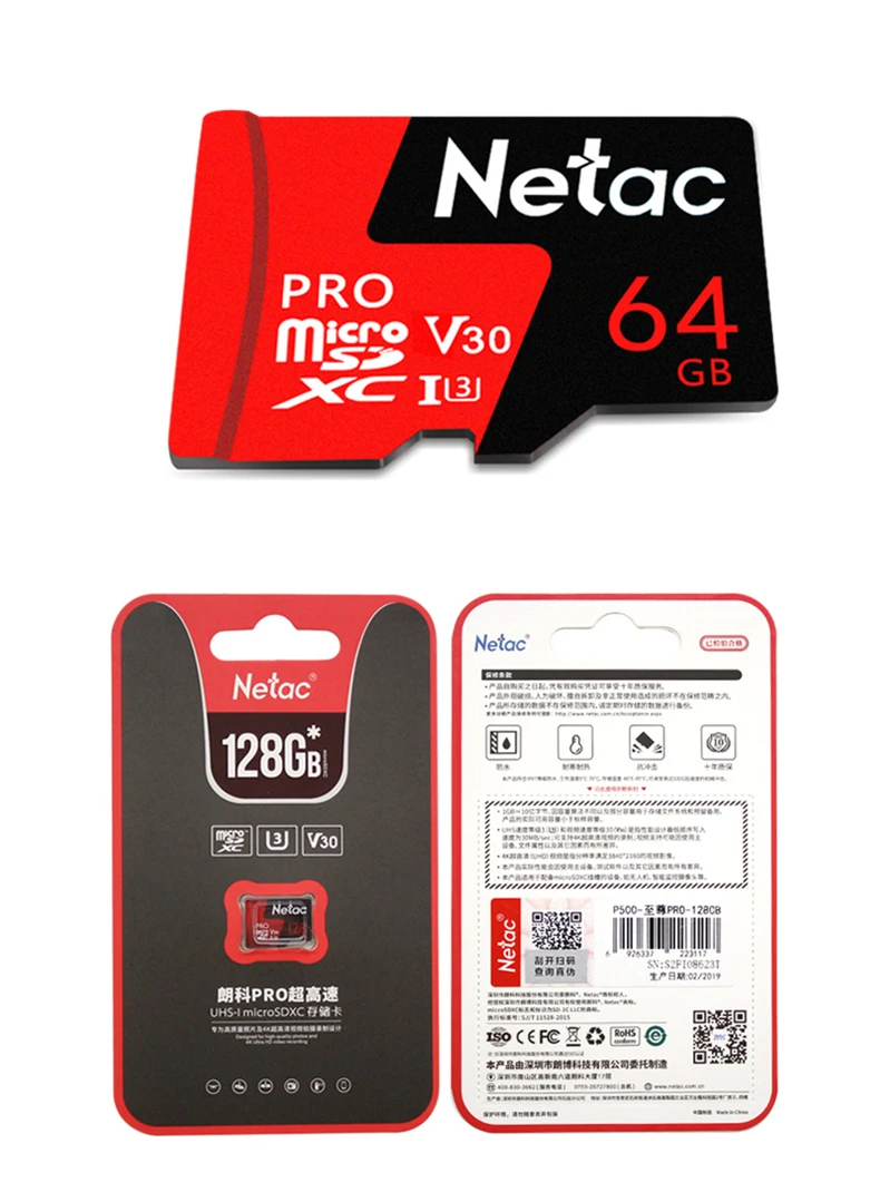 Оригинальная карта Micro SD 16 Гб/32 ГБ/64 Гб/128 Гб карта памяти класса 10 UHS-1 высокоскоростная флеш-карта TF для монитора/телефона+ адаптер для карт