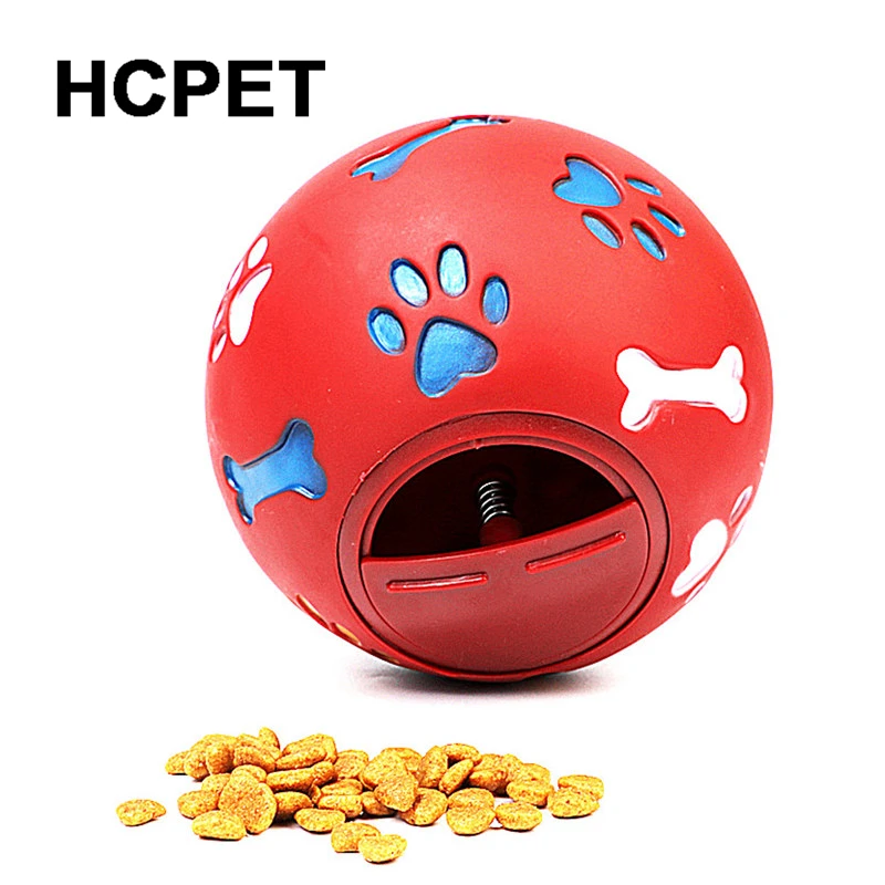 Hcpet Pet Игрушки для собак резиновый мяч игрушка утечки Еда допускается