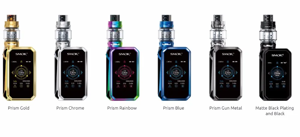 SMOK G-PRIV, 2 комплекта, роскошное издание, 230 Вт, G PRIV, 2 коробки, мод TFV12 Prince Tank, 8 мл, атомайзер Smok Vape VS SMOK MAG Kit X Priv