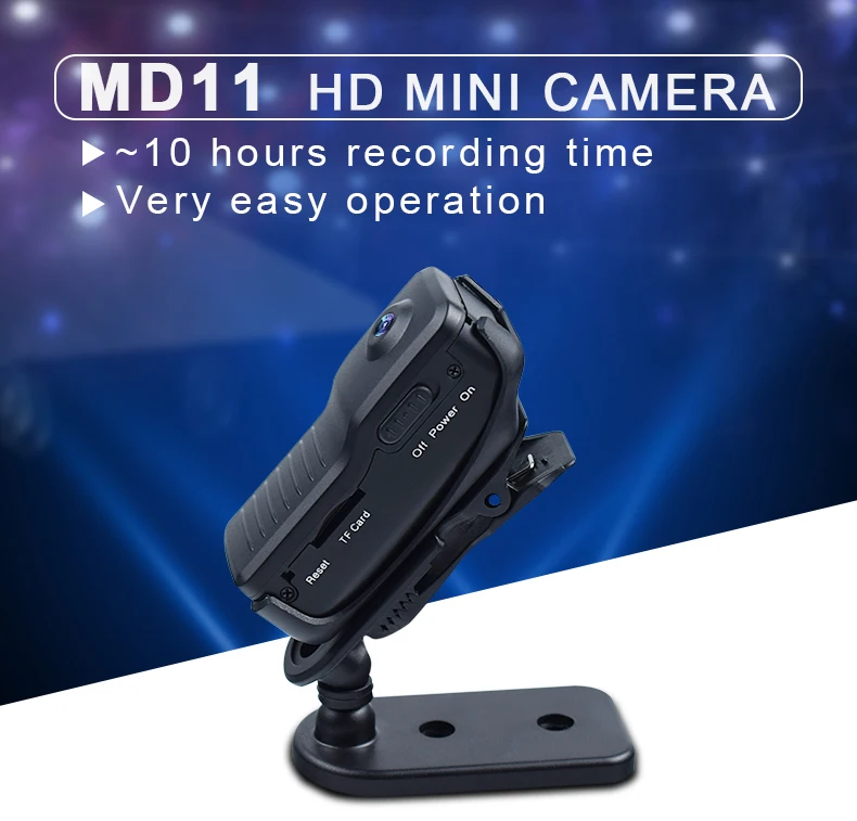 HYUCHON MD11 мини Спорт камера Малый cam ночное видение видеокамера микровидеокамера DVR DV движения устройство записи совещаний