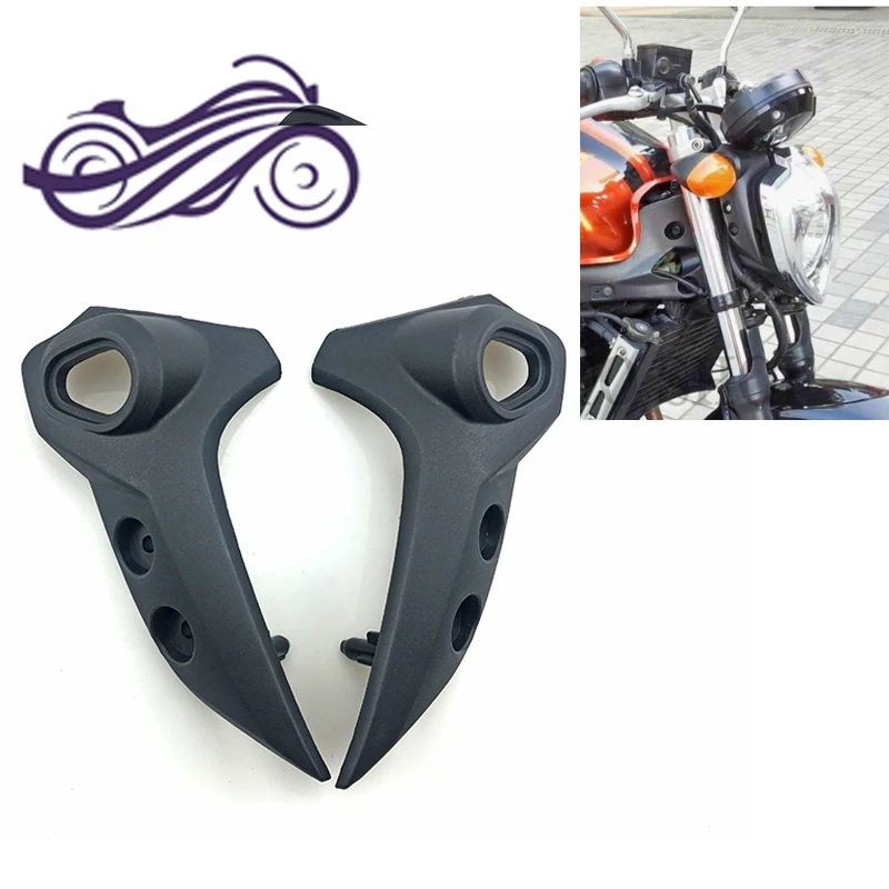 Для Yamaha FZ6 FZ6-N FZ6N черный Кронштейн фары верхняя сторона мотоцикла пластиковые части 2007 2008 2009 FZ 6N
