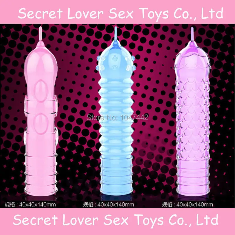 Многоразовые презервативы 3 варианта интимные товары для мужчин удлинитель