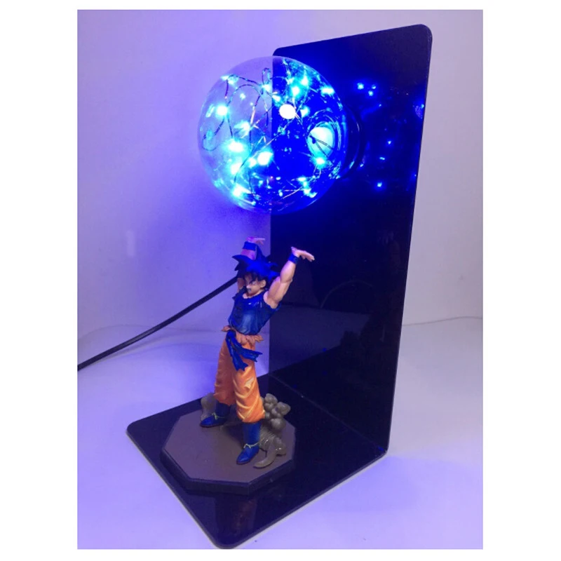 Leedome Dragon Ball Son Goku мощные бомбы светодиодная лампа для аниме настольная в красочном