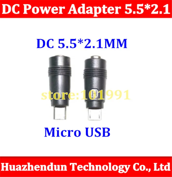 

100 шт. Новинка 5,5*2,1 к Micro USB разъему Micro 5Pin DC адаптер зарядного устройства преобразователь разъем для ноутбука/планшета/планшетов