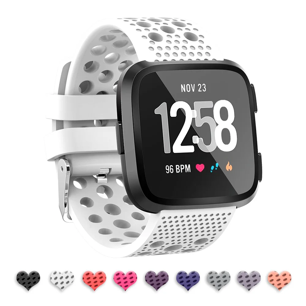 Для Fitbit Versa Bands спортивный материал для умные часы маленькие большие мужские и