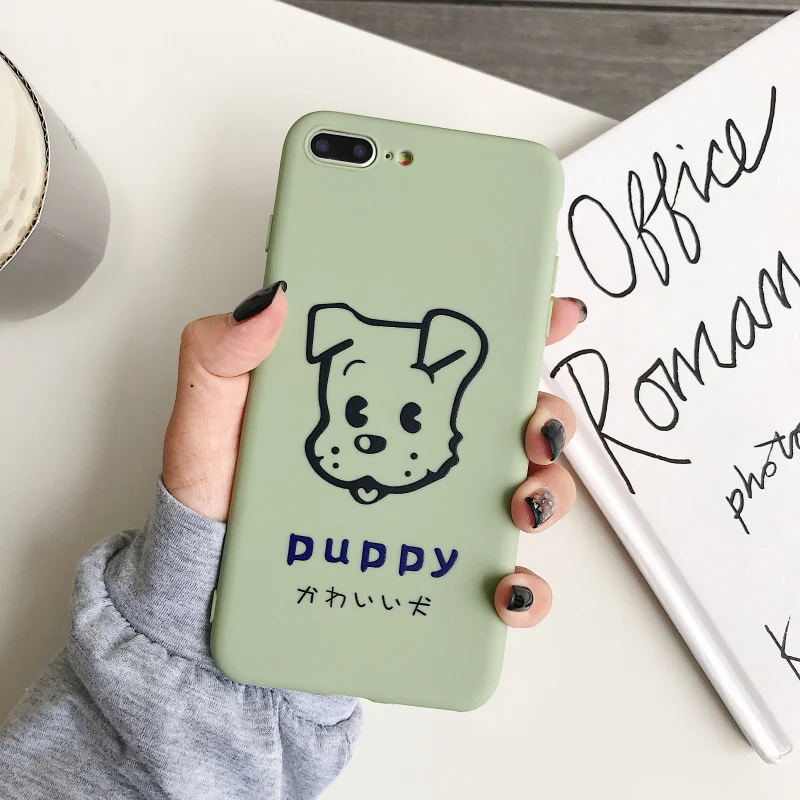 dog puppy Матовый ТПУ чехол для мобильного телефона с изображением персонажа мультфильмов высококачественный защитный чехол для OPPO A59 F1S R9 R9S R11 R11S плюс R15 Pro R15X R17 A57 A39 A73 F5 A83 A1 A5 A3S A3 A7 A7X F9 - Цвет: dog puppy