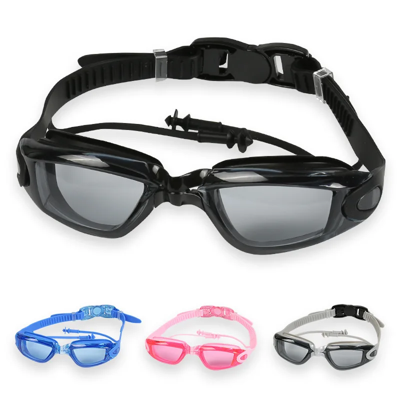 Swim Eyewear Colorful Swiming Pool Women Glasses Anti Fog Waterproof Swimming goggles HD Anti-Fog 100% UV adjustable | Спорт и