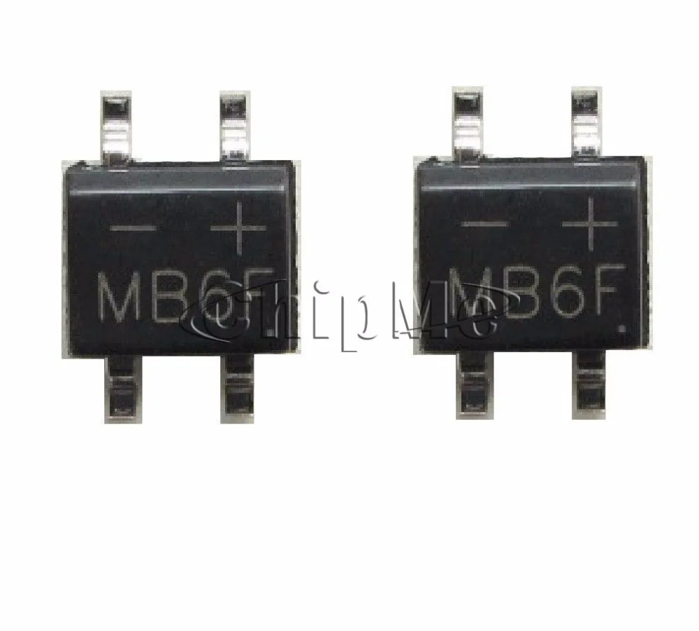 

New patchultra rectifier bridge stack MB6F 600V 0.8A large chip package MB-F