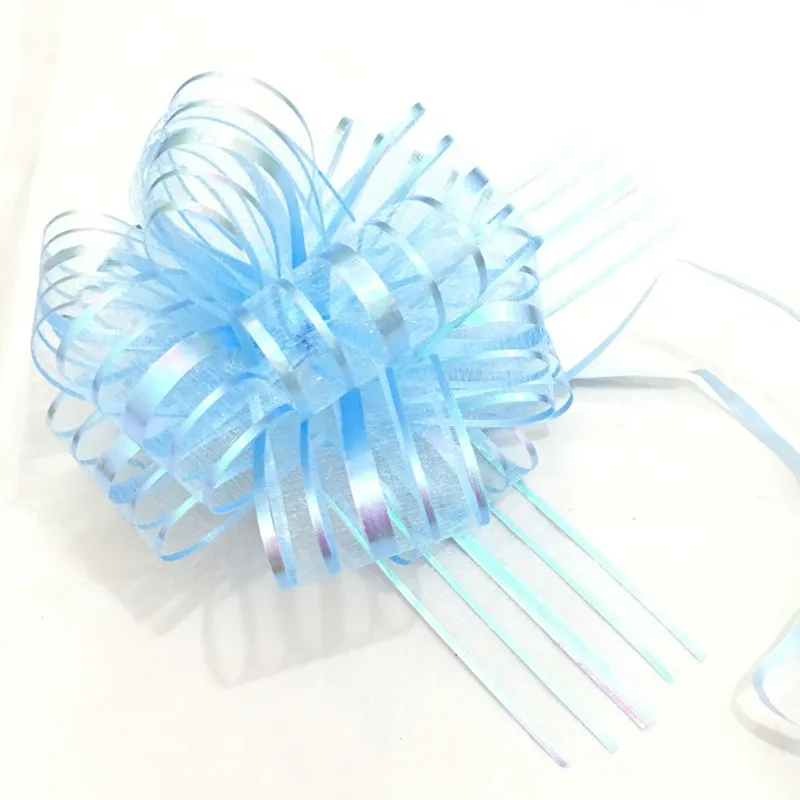 5 шт./лот большая органза бант лента для рукоделия свадебное украшение подарочная