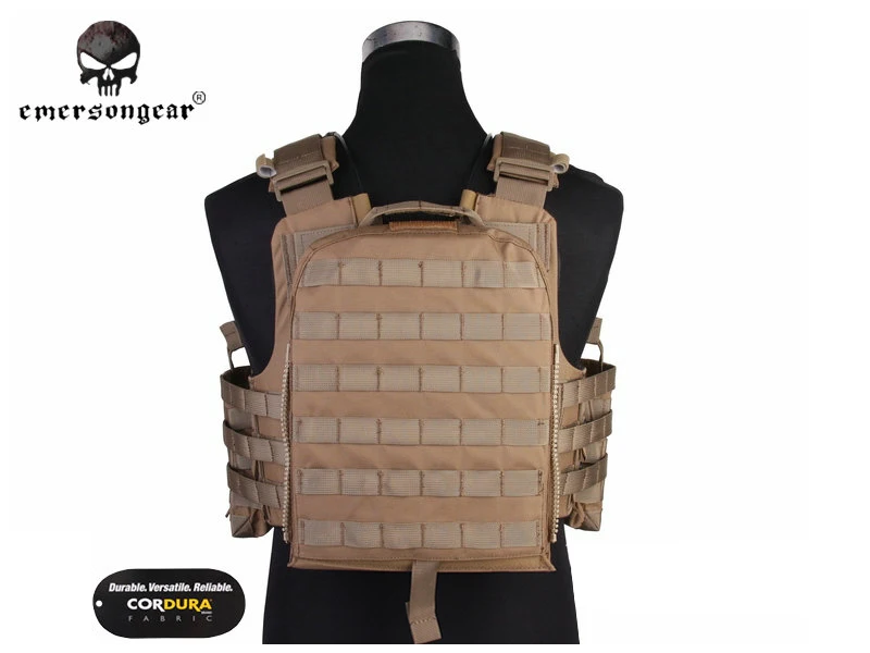 EMERSON CP Style Cherry Plate Carrier тактический боевой жилет Molle NCPC подлинный коричневый Койот
