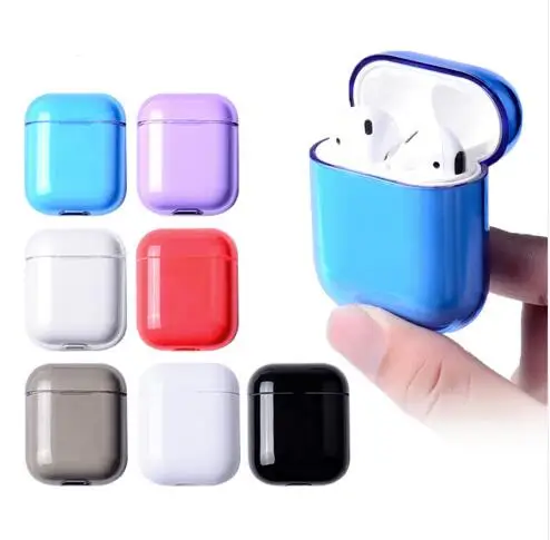 Hard PC Case For Apple Airpods Shockproof Cover AirPods 1 2 Earphone Cases Ultra Thin Air Pod Protector |