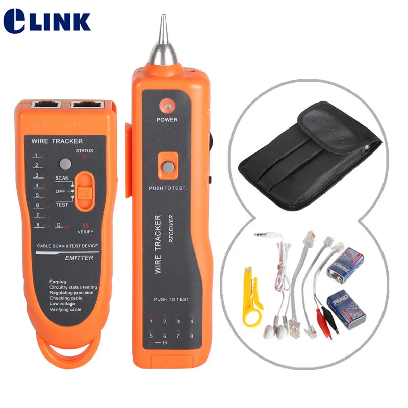 XQ 350 RJ45 RJ11 CAT5 CAT6 тестер провода трекер Тестер телефонного кабеля Finder Ethernet Lan