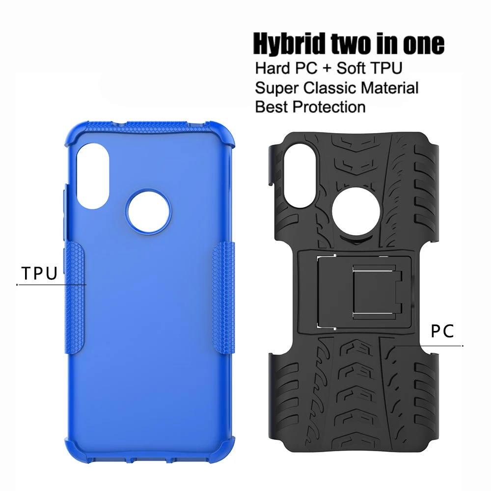 For Xiaomi Mi A2 Lite Case A2lite Cover Soft Silicone Hard Plastic Rugged Armor Phone Redmi 6 Pro |