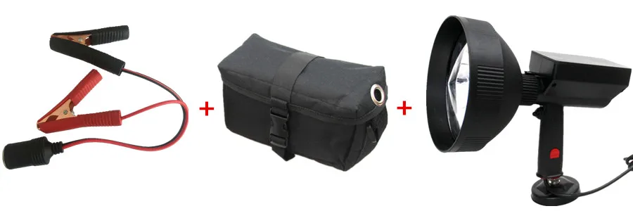 12V 7 ''35 Вт/55 Вт/75 Вт 3500/4500/7000LM HID охотничий карманный прожектор фонарик горелки поисковый фонарь регулируемый луч наводнение или пятна