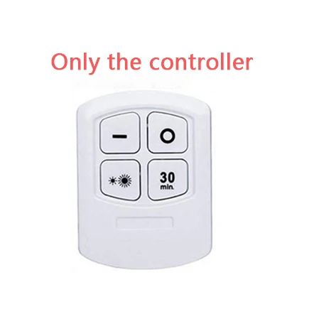 Only the controller Ультра-яркий COB светодиодный светильник на батарейках, освещение для шкафа, освещение для шкафа, для шкафа, лестницы, коридора, ночника - Цвет: Only the controller