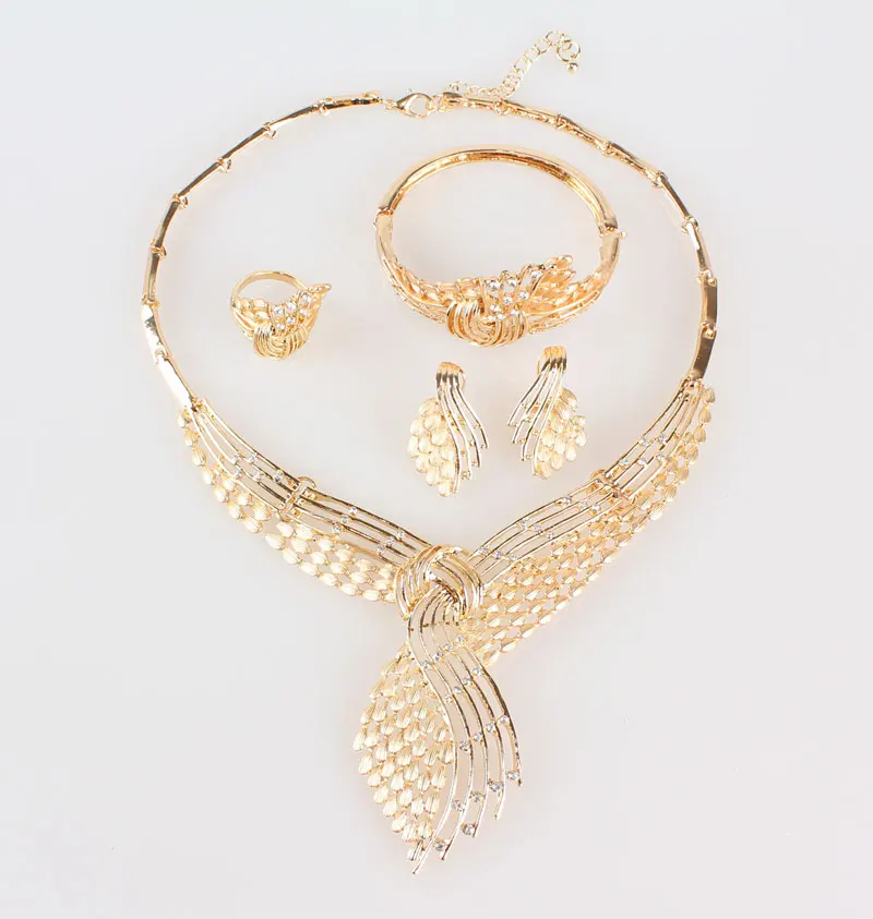 Винтажные прозрачные стразы ожерелье серьги набор посеребренные Африканские