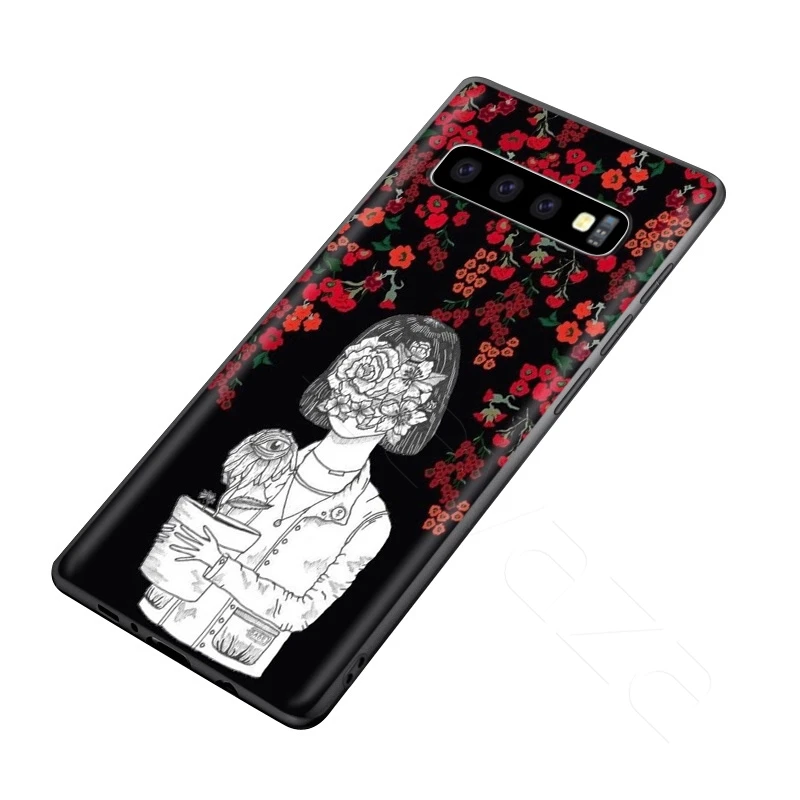Чехол с абстрактным изображением девушки для Samsung Galaxy S20 S10 S9 S8 S7 S6 Plus Note 9 8 M30 M20 M10 Edge