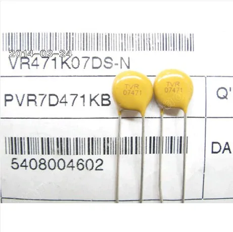 1pcs/lot 7D471K 7K471K TVR07471 470V varistor In Stock | Электронные компоненты и принадлежности