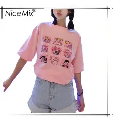 NiceMix, весенний Повседневный свитер с цветочным рисунком, женские пуловеры в стиле Харадзюку, Осенние винтажные Джемперы, Корейская уличная одежда, Pull Hiver Femme